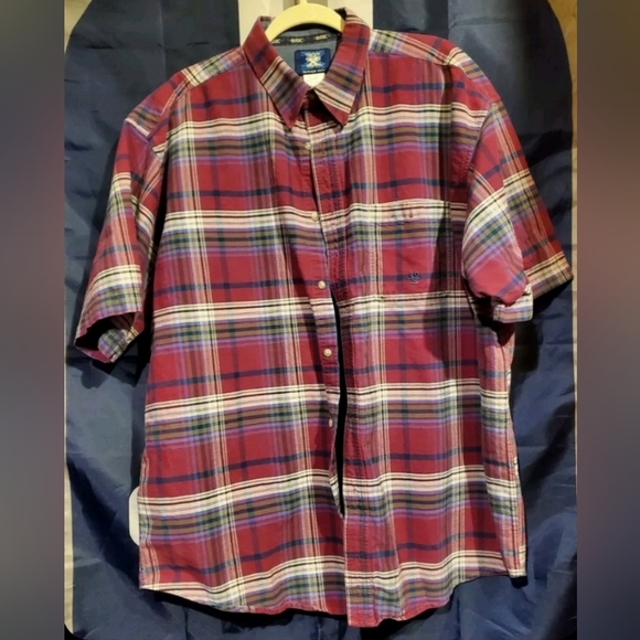 Wranglers Men's Stripped Short Sleeve Shirt - Picture 1 of 4